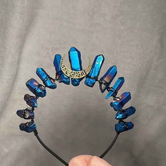Moon crystal Headband for costume or fun - Picture 5 of 5